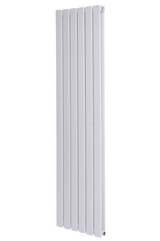 Вертикальний дизайнерський радіатор опалення Arttidesing Livorno II 6/1400/408/50 білий матовий LV II.6.140.40.5.W фото