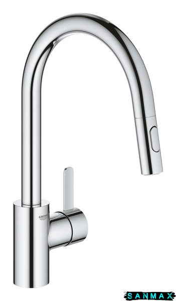 Змішувач для кухні з висувним виливом Grohe Eurosmart Cosmopolitan (31481001) 31481001 фото