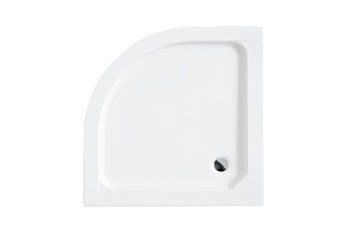 Піддон півкруглий Besco Alex 80х80х4/16 см + ноги BAA-80 фото