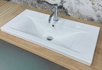 Умивальник врізний Vbi Fanusa 80 Білий VBI-018065 фото