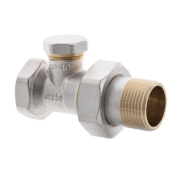 Кран радіаторний 1/2 прямий нижній Koer KR.904 (KR0005) KR0005 фото