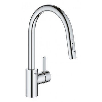 Змішувач для кухні з висувним виливом Grohe Eurosmart Cosmopolitan (31481001) 31481001 фото