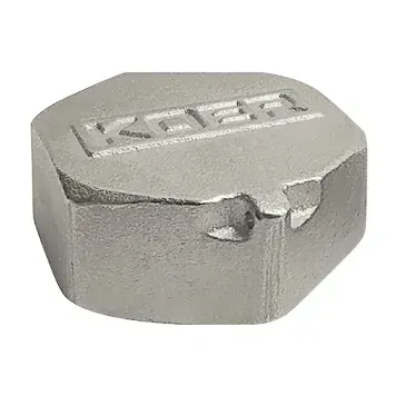 Заглушка нікельована 1/2 внутрішня під пломбу Koer KF.P06F (KR3044) KR3044 фото