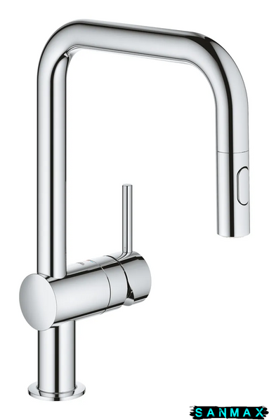 Змішувач для кухні з висувним виливом Grohe Minta (32322002) 32322002 фото