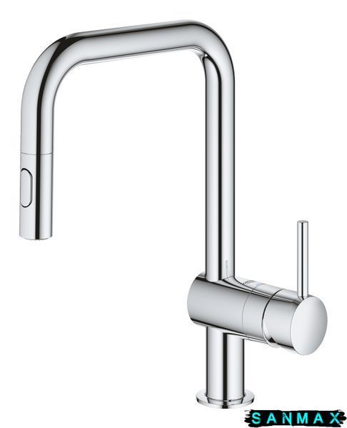 Змішувач для кухні з висувним виливом Grohe Minta (32322002) 32322002 фото