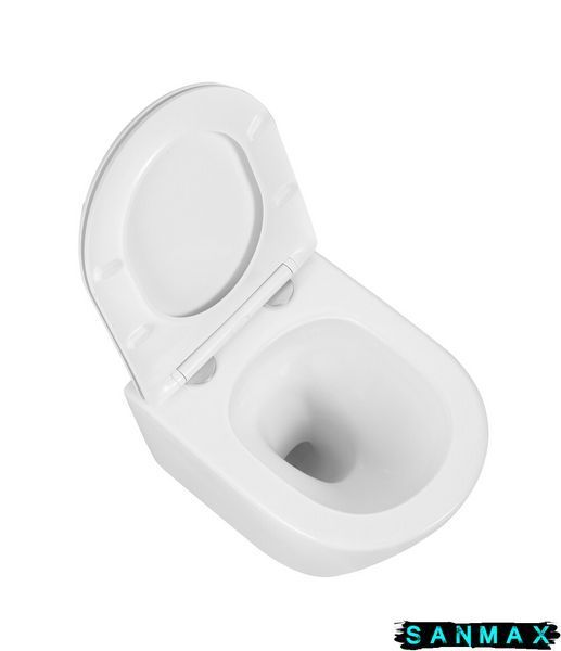 Унітаз підвісний Mixxus Bevel-0302-T3 520x360x365mm, система змиву Tornado 3.0 (MI6705) MI6705 фото
