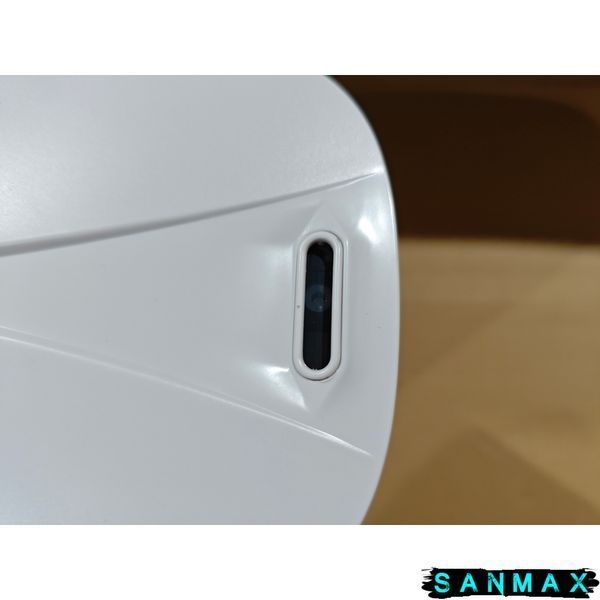 Відро для сміття сенсорне овальне Mixxus Flat-TC0109 Білий 9 л колір білий (MI7074) MI7074 фото