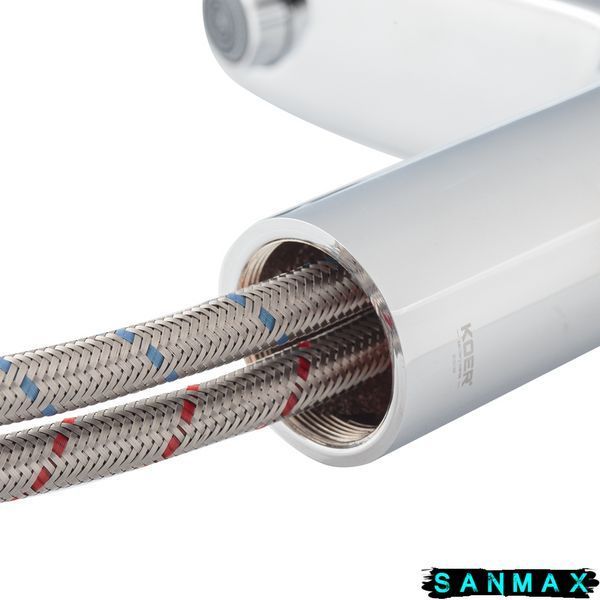 Змішувач для умивальника Koer KB-10030-01 Хром (KR5424) KR5424 фото
