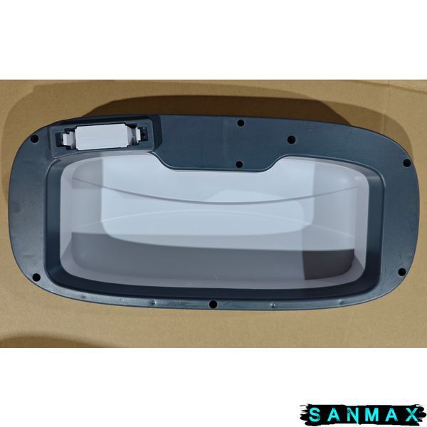 Відро для сміття сенсорне овальне Mixxus Flat-TC0109 Білий 9 л колір білий (MI7074) MI7074 фото