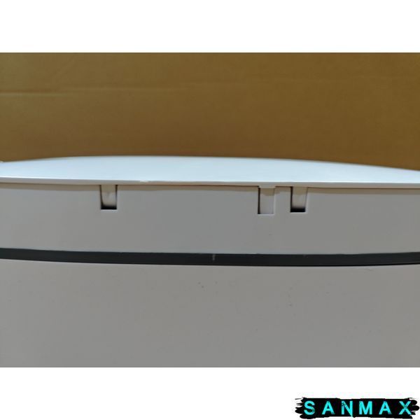 Відро для сміття сенсорне овальне Mixxus Flat-TC0109 Білий 9 л колір білий (MI7074) MI7074 фото