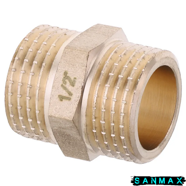 Ніпель латунний 1/2 Koer WM.N06.WN (KR2989) KR2989 фото