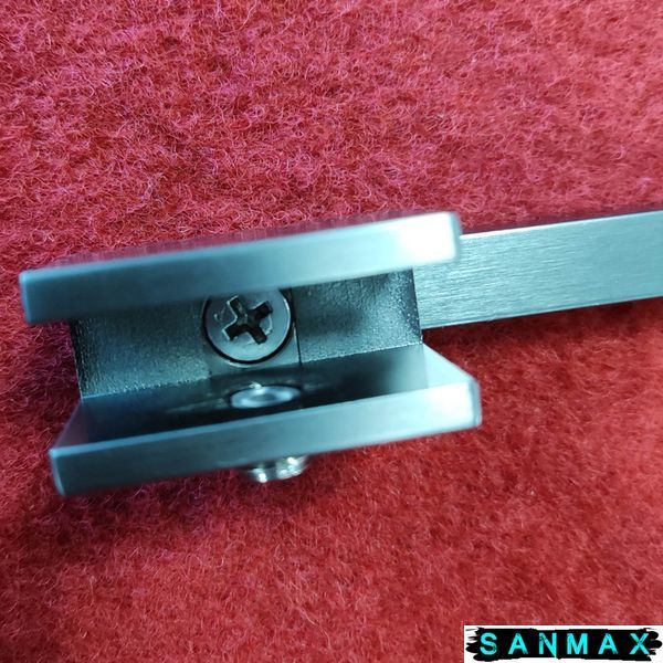 Шторки скляні на ванну Koer SR BS04-95x140-TR-07 прозоре скло 6мм, графіт (KR5404) KR5404 фото