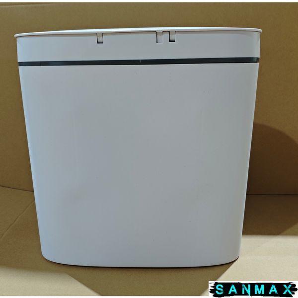 Відро для сміття сенсорне овальне Mixxus Flat-TC0109 Білий 9 л колір білий (MI7074) MI7074 фото