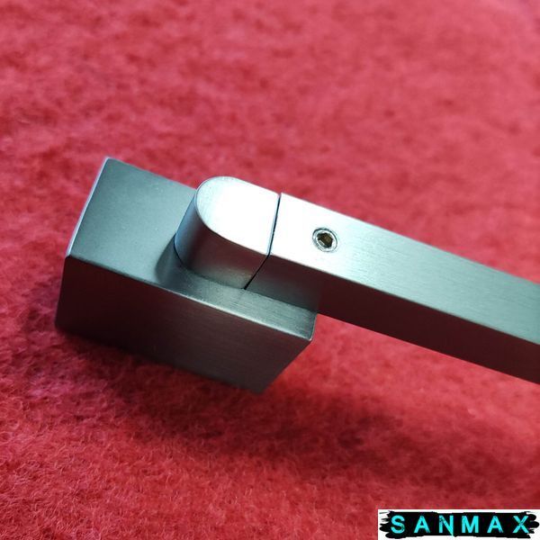Шторки скляні на ванну Koer SR BS04-95x140-TR-07 прозоре скло 6мм, графіт (KR5404) KR5404 фото