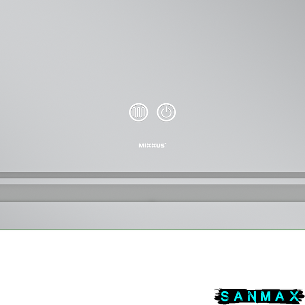 Дзеркало Mixxus Premium Quadro MR20-100x80 (Led Touch, Anti-fog, димер, лінза) (MP6623) MP6623 фото