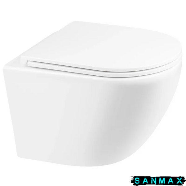 Унітаз підвісний Mixxus Premium Ellipse-0301-R 495x365x365mm, система змиву Rimless (MP6460) MP6460 фото