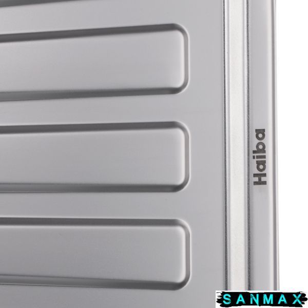 Мийка кухонна Haiba 74x48 (satin) (HB0561) HB0561 фото
