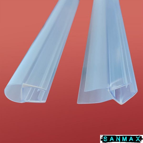 Шторки скляні на ванну Koer SR BS04-95x140-TR-07 прозоре скло 6мм, графіт (KR5404) KR5404 фото