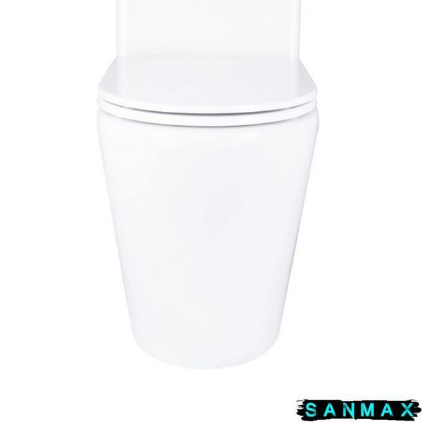 Чаша унітазу-компакту Mixxus Bevel-0405-R Bowl 605х370х800 Rimless без сидіння (MI8352) MI8352 фото