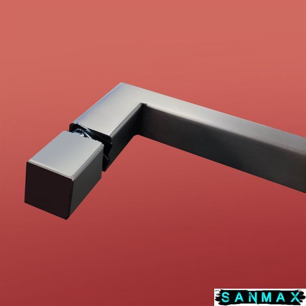 Шторки скляні на ванну Koer SR BS04-95x140-TR-07 прозоре скло 6мм, графіт (KR5404) KR5404 фото