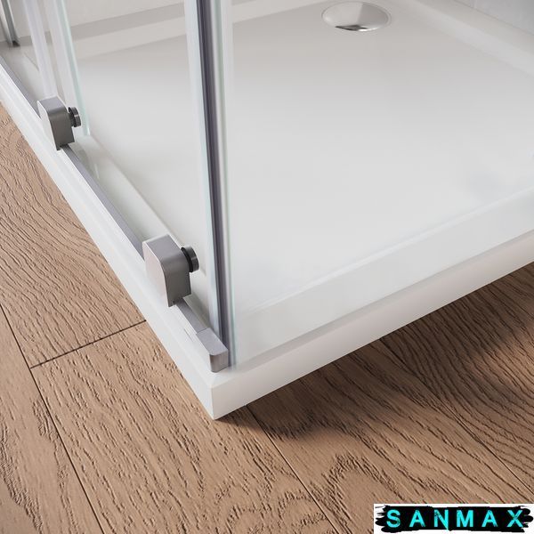 Двері у нішу Walk-In розсувні Koer SR SD07-120x200-L-TR-01 прозоре скло Easy Clean 8мм Хром (KR5686) KR5686 фото