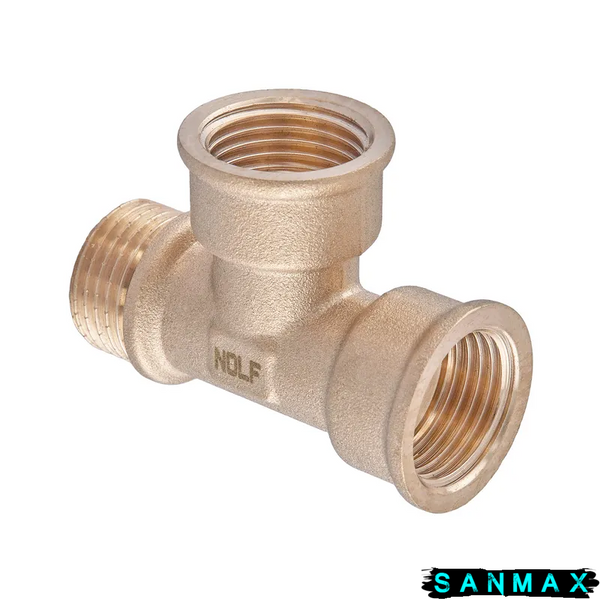 Трійник латунний 1/2 ВВЗ Nolf Nfc.T06Ffm (NF3195) NF3195 фото