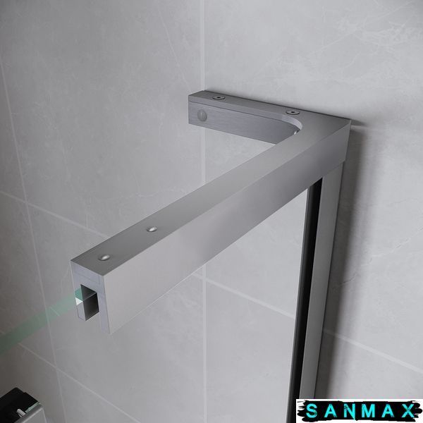 Двері у нішу Walk-In розсувні Koer SR SD07-120x200-L-TR-01 прозоре скло Easy Clean 8мм Хром (KR5686) KR5686 фото