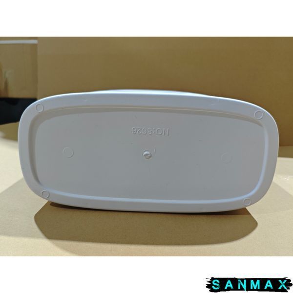 Відро для сміття сенсорне овальне Mixxus Flat-TC0109 Білий 9 л колір білий (MI7074) MI7074 фото