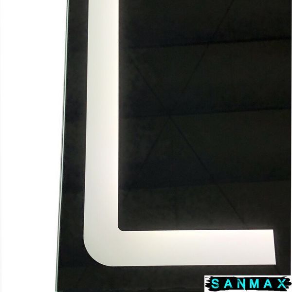 Дзеркало Zerix Prime MR02-60x80 з LED Touch, Anti-fog, димером, регулятором яскравості (ZX6051) ZX6051 фото