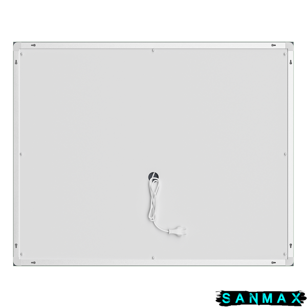 Дзеркало Mixxus Premium Quadro MR20-100x80 (Led Touch, Anti-fog, димер, лінза) (MP6623) MP6623 фото