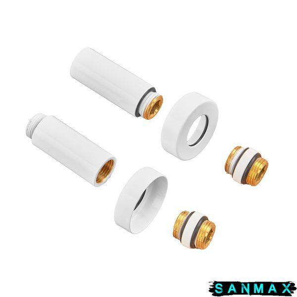 Комплект подовжувачів Koer KF.SET.06MF White 1/2Fx1/2M Білий (KR5850) KR5850 фото