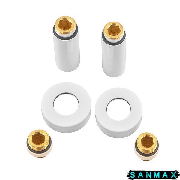 Комплект подовжувачів Koer KF.SET.06MF White 1/2Fx1/2M Білий (KR5850) KR5850 фото