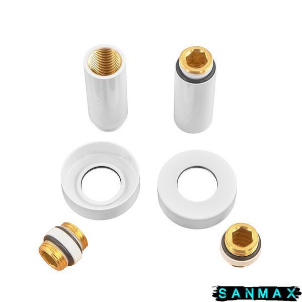 Комплект подовжувачів Koer KF.SET.06MF White 1/2Fx1/2M Білий (KR5850) KR5850 фото