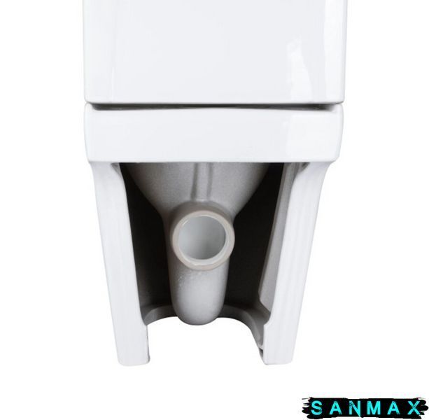 Чаша унітазу-компакту Mixxus Bevel-0405-R Bowl 605х370х800 Rimless без сидіння (MI8352) MI8352 фото