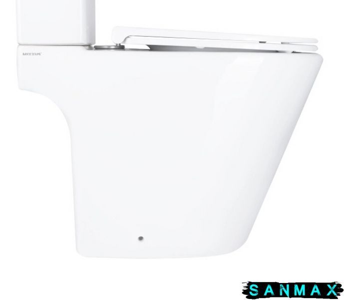 Чаша унітазу-компакту Mixxus Bevel-0405-R Bowl 605х370х800 Rimless без сидіння (MI8352) MI8352 фото