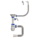Сифон для кухні Mixxus SK-07-B 3 1/2"x40 з нерж.сіткою, відведенням для пральної машини, гнучким круг. переливом (MI8199) MI8199 фото 1