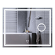 Дзеркало Mixxus Premium Quadro MR20-100x80 (Led Touch, Anti-fog, димер, лінза) (MP6623) MP6623 фото 1