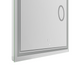 Дзеркало Mixxus Premium Quadro MR20-100x80 (Led Touch, Anti-fog, димер, лінза) (MP6623) MP6623 фото 2