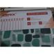 Шторка для ванної Zerix SCP-010-180x180 з PEVA (поліетиленвінілацетату) (Візерунок "Бризки" зелені) (ZX6083) ZX6083 фото 4