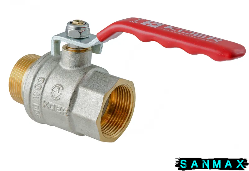 Кран кульовий 3/4 РГШ Вода Koer Extreme KE.215-20 Червона ручка (KR5751) KR5751 фото