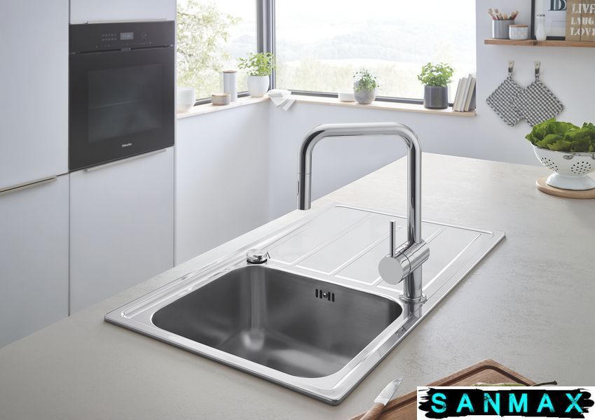 Змішувач для кухні з висувним виливом Grohe Minta (32322002) 32322002 фото