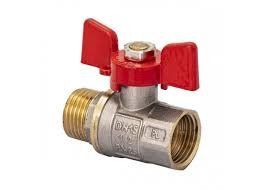 Кран кульовий 1/2 БГШ Вода Waterpro Червоний метелик (WP0148) WP0148 фото