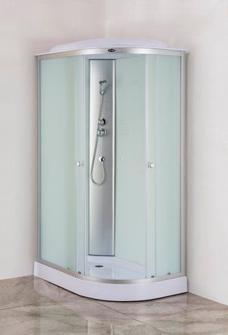 Бокс душовий без гідромасажу Mixxus Wave SB02-120x80x215-L-FB Satin з низьким піддоном (MI6892) MI6892 фото