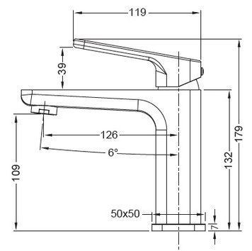 Змішувач для умивальника Koer KB-10031-05 Чорний (KR5431) KR5431 фото