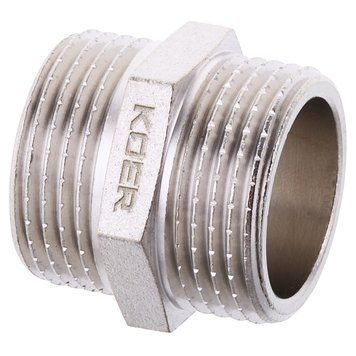 Ніпель нікельований 3/4 Koer WM.N08 (KR2990) KR2990 фото
