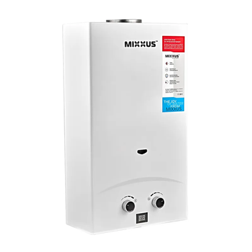 Газова колонка димохідна Mixxus 12 л Gwh-0112 Basic Біла (WH0029) WH0029 фото
