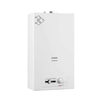 Газова колонка Koer KWH.G0410 Білий димохідна з п'єзорозпалом 10 л/хв (колір білий) (KR5663) KR5663 фото