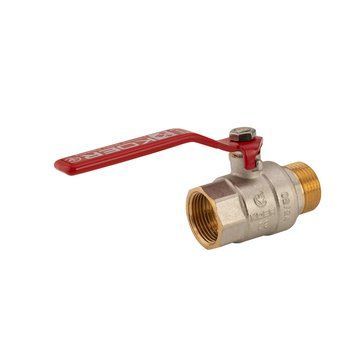 Кран кульовий 3/4 РГШ Вода Koer KR.215 Червона ручка (KR0044) KR0044 фото