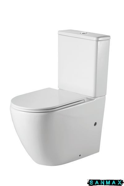 Унітаз-компакт Mixxus Premium Ellipse-0402-T1 660х390х855mm, система змиву Tornado 1.0 (MP6592) MP6592 фото