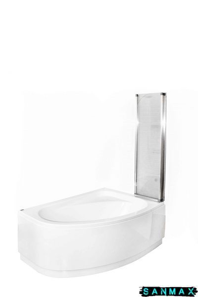 Шторка для ванни PMD Besco Ambition-2S 80.5х140 PA-2S фото
